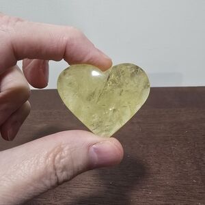 Citrine Crystal Heart #C